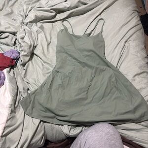 HALARA Women's Maxi Dress in Sage Green